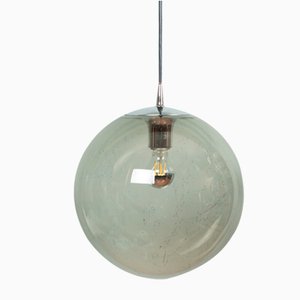 Space Age Smoked Glass Pendant from Peill & Putzler, 1970s