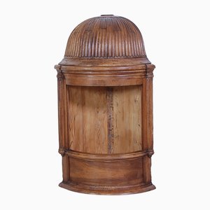 Early 19th Century Angle in Walnut with Dome, Italy
