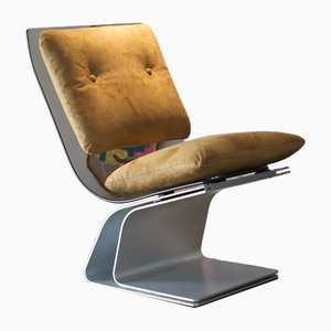 Saint Gobain Lounge Chair from Maison Jansen, 1965