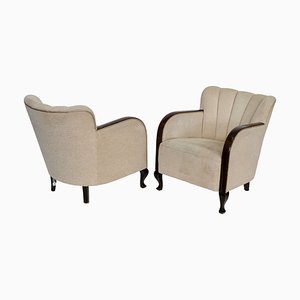 Set of Art Deco Armchairs, 1990s