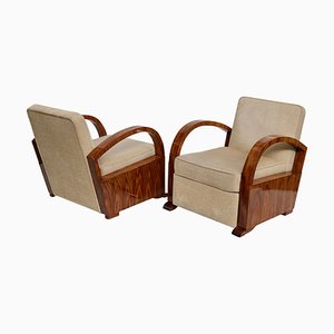 Set of Art Deco Armchairs, 1990s
