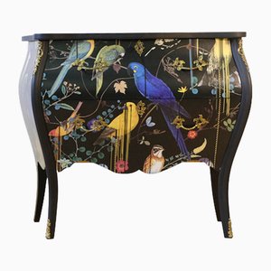 Louis XV Commode with Marble Top, 1950s