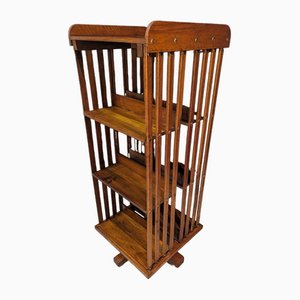 English Rotating Bookcase in Cherrywood