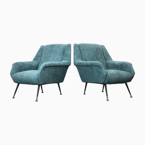 Armchairs attributed to Gigi Radice for Minotti, 1960s, Set of 2