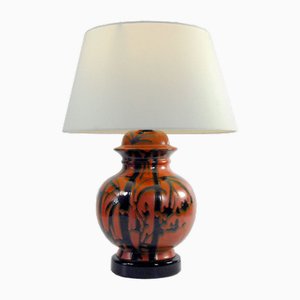 French Ceramic Table Lamp, 1970s