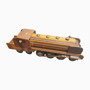 Tren vintage de madera, años 50