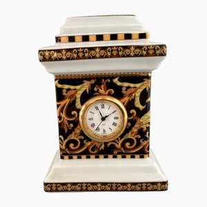 Table Clock Model Versace Barocco for Rosenthal, 1990s