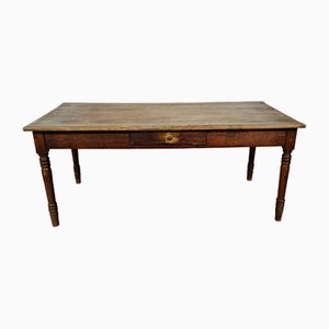 Table with Tuscan Benches, Set of 3