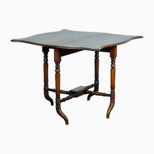 Antique Oak Drop Leaf Table, 1820s