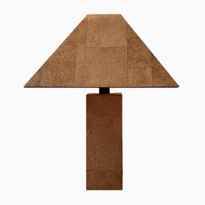 Lampada da tavolo in sughero di Ingo Maurer per Design M, anni '70