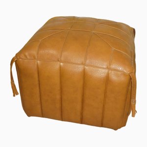 Pouf in Imitation Leather from Wagner, 1970s