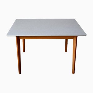 Bistro Formica Table with Compass Legs, 1960s