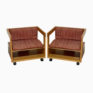 Set of Lounge Chairs, Italy, 1970s-1980s