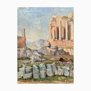 Alfred de Nottbeck, Ruinas, Pintura al óleo