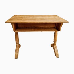 Bistro Table or Desk in Elm, 1930s