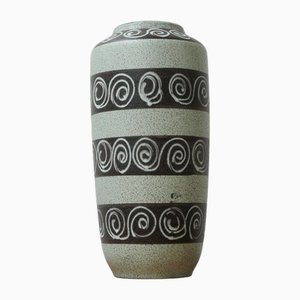 Mid-Century West German Green Ceramic Vase