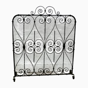 Wrought Iron Fire Screen