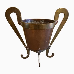 French Copper Champagne Cooler, 1900s