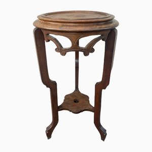 Walnut Pedestal Table, 1890s