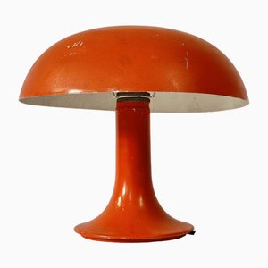 Orange Mushroom Lamp by Kontakt Leuchten, 1968