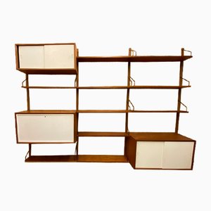 Scandinavian Teak Wall Unit by Poul Cadovius for Royal System, 1960s