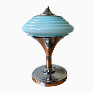 Lámpara de mesa portuguesa Art Déco, años 40