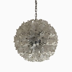 Murano Glass Chandelier attributed to Paolo Venini for Veart, Italy, 1960s