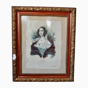 Dopter Paris, Claire, 19th Century, Lithograph, Framed