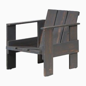 Crate Chair von Gerrit Thomas Rietveld, Niederlande, 1960er