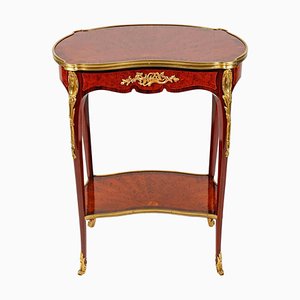 Kleiner Beistelltisch im Louis XV Stil, 19. Jh.