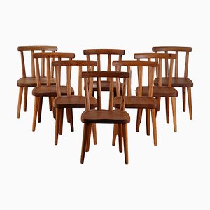 Utö Chairs attributed to Axel-Einar Hjorth, 1930s, Set of 8