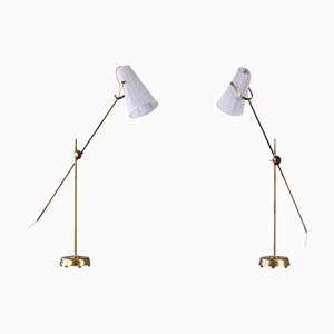 Floor Lamps attributed to Hans Bergström, 1950s, Set of 2