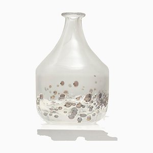 Clear Glass Ferrara Vase by Bengt Edenfak, 1960s