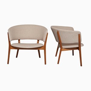 ND83 Armchairs attributed to Nanna Ditzel, 1950s, Set of 2
