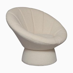 Bouclé Upholstery Mushroom Style Lounge Chair by Pierre Paulin, 1970s