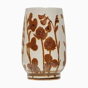 Stoneware Flower Vase attributed to Carl-Harry Stålhane, 1970s
