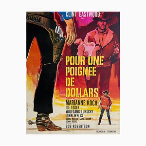Affiche de Film A Fistful of Dollars par Vanni Tealdi, France, 1966
