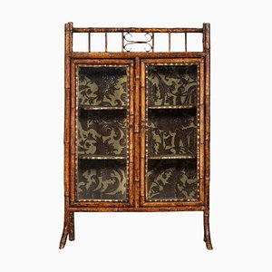 Glazed Bamboo Cabinet, 1880s