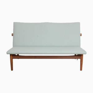 Japan 2-Seater Sofa in Blue Fabric by Finn Juhl
