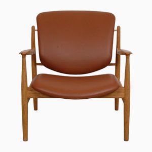 France Chair in Cognac Leather by Finn Juhl