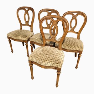 Neoklassizistische Stühle, 4er Set