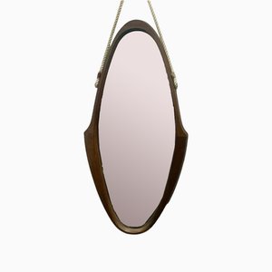 Shaped Wooden Mirror, 1960s