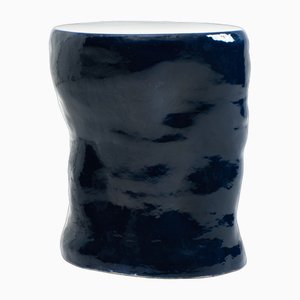 Ceramic Side Table in Navy by Project 213A