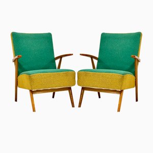 Mid-Century Armchairs, 1970s, Set of 2