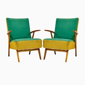 Set of Mid-Century Armchairs, 1970s