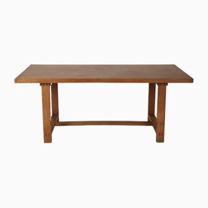 Wooden Dining Table by Pierre Chapo