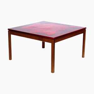 Moderner Schwedischer Emaillierter Cocktailtisch von P. Törneman & David Rosén für Nk, 1968