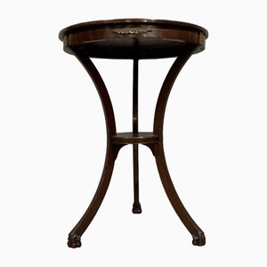 Table d'Appoint Empire en Acajou