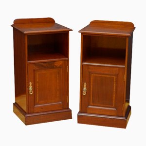 Bedside Cabinets in Mahogany from Maple and Co., 1900, Set of 2
