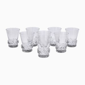 20th Century Crystal Tumblers by Daum, France, 1950s, Set of 8